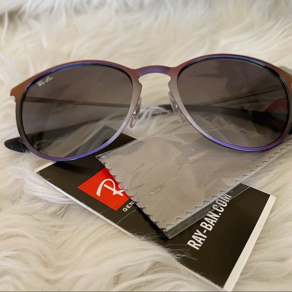 Ray ban 54mm Erika round sunglasses - Picture 11 of 11